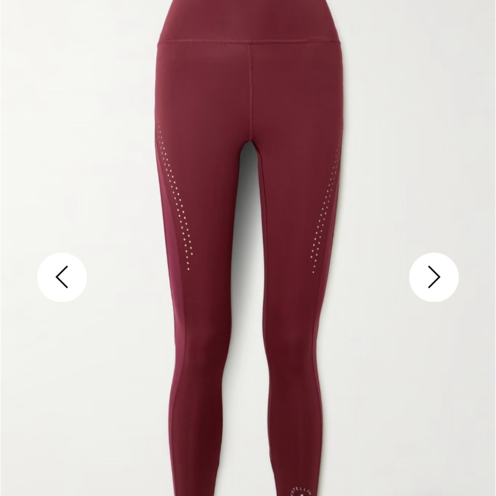 Adidas by Stella McCartney True Purpose leggings Burgundy color